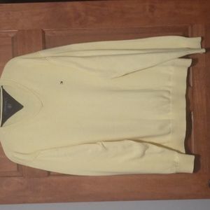 Tommy Hilfiger men's size XL essential v-neck pullover knit logo sweater